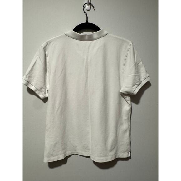 Girls' WHITE Heritage Pique Polo - Picture 4 of 4